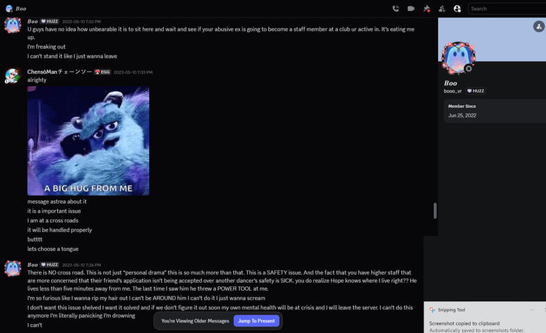 Boo and Chainsaw (Ref. Hope)