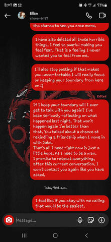 Chainsaw and Boo Insta DMs