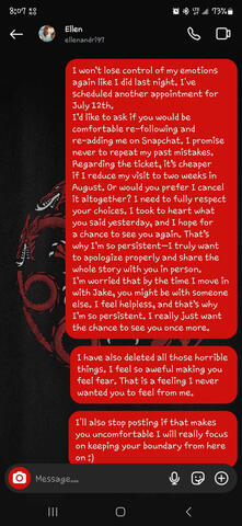 Chainsaw and Boo Insta DMs